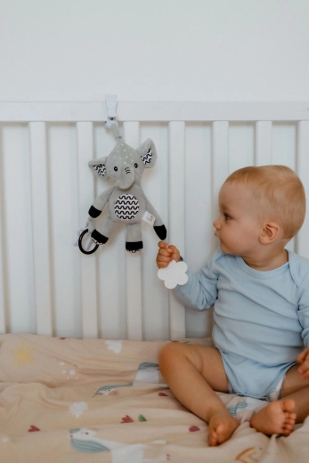 Gentle rattle and crinkly ears