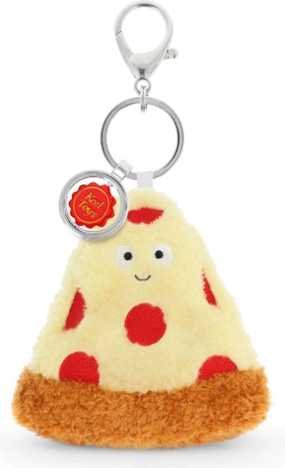 Keeleco bag charm pizza 12 cm