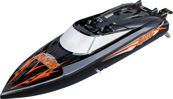 RC boat 2.4 GHz 34 cm with double deck and 25 km/h speed
