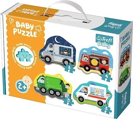 Casse-têtes pour enfants avec motifs de véhicules de Trefl