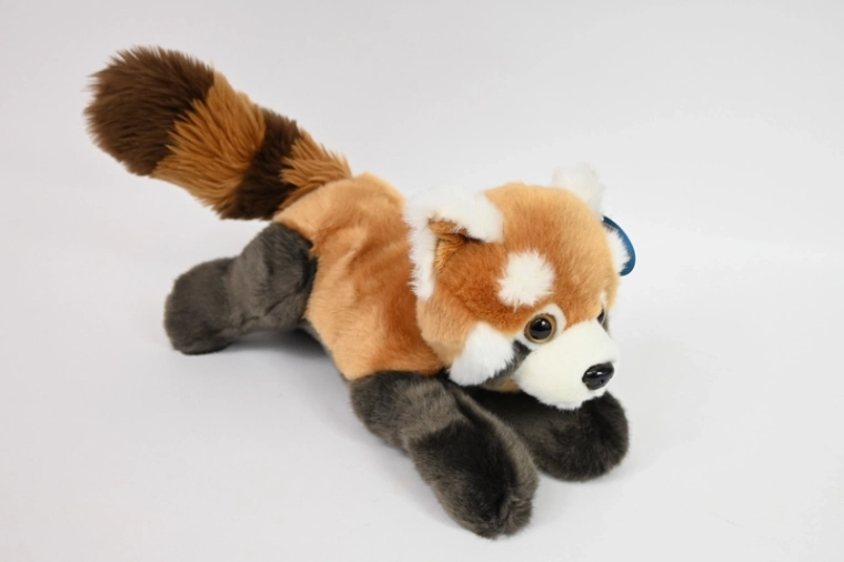 Pluche rode panda 30 cm