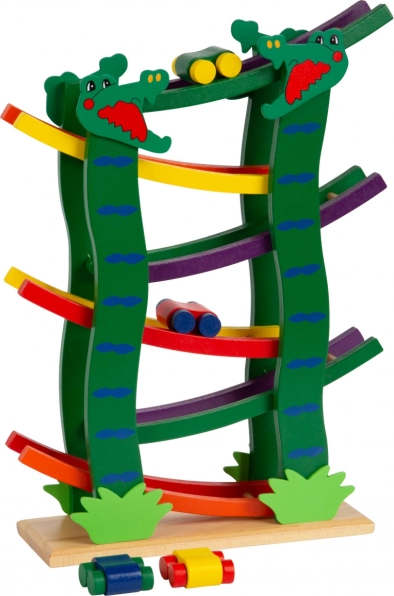 Piste de course en bois crocodile small foot
