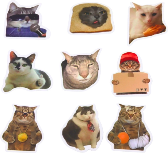 Easy sticking and vivid colors