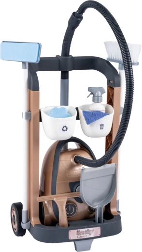 Wheeled cart with storage space