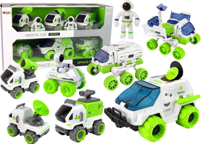 6-in-1 Space Vehicles Set Rover Satellite Astronomer for Kids
