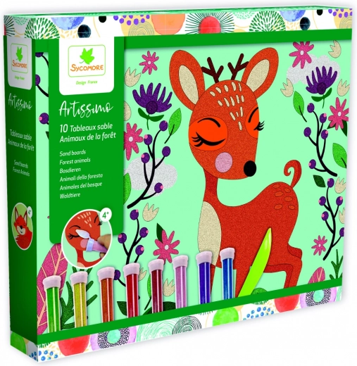 Artissimo - glinsterend zandstrooien bosdieren