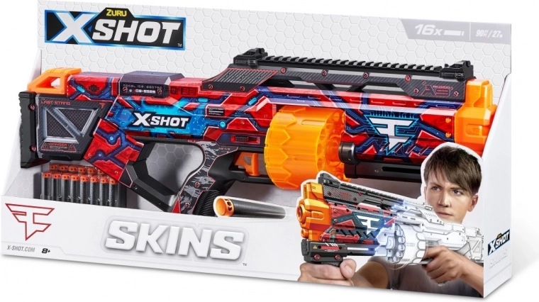 X-Shot Skins Last Stand Blaster with 16 Darts