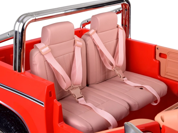 Two seats with seat belts