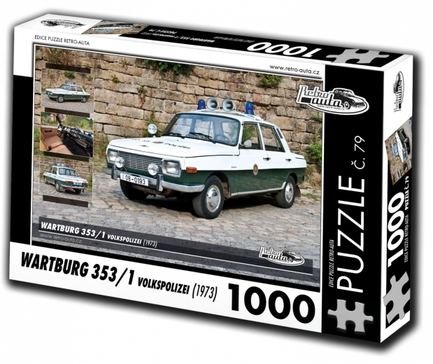 Puzzle RETRO-AUTA Wartburg 353 Volkspolizei 1000 Teile