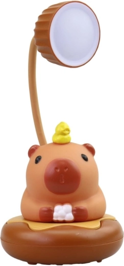 Cute capybara design as decor and light