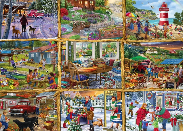 Puzzle Les quatre saisons 1000 pièces
