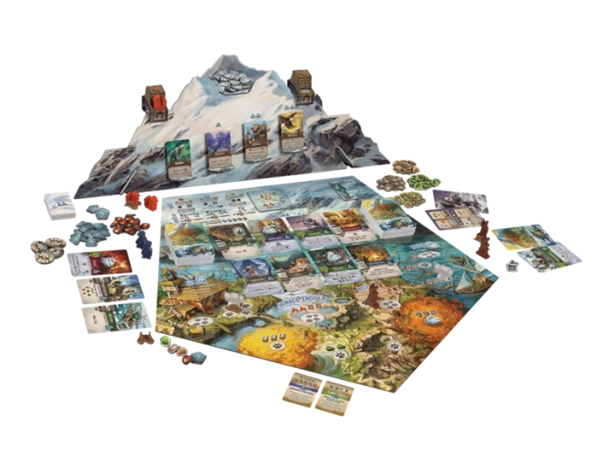 Complete game board and rich components
