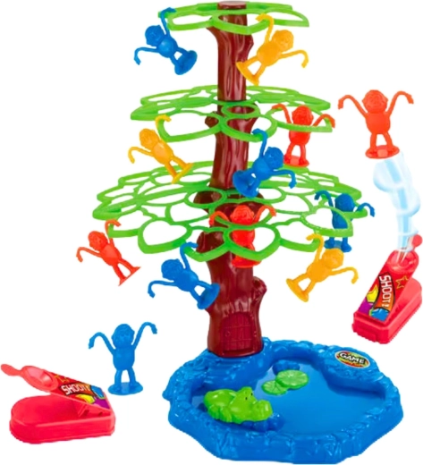 Lancer et accrocher les petits singes de façon ludique