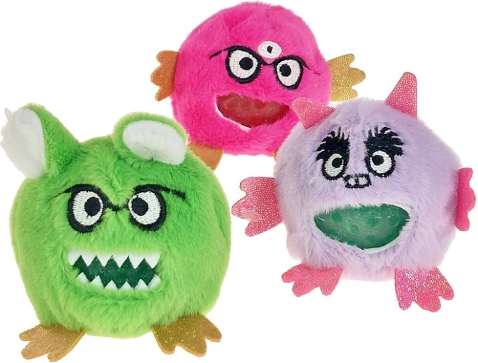 Plush surface and cute “little monster” design
