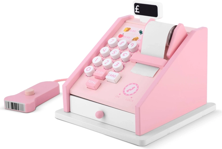 Tiroir ouvrant et rouleau de tickets comme en vrai