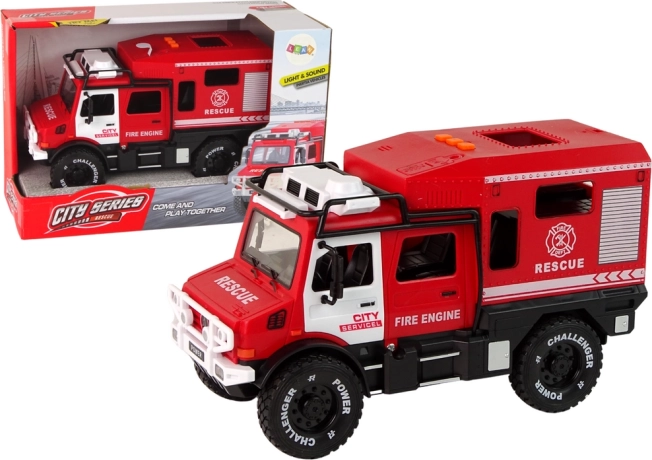 Firefighting Off-Road Vehicle with Opening Doors