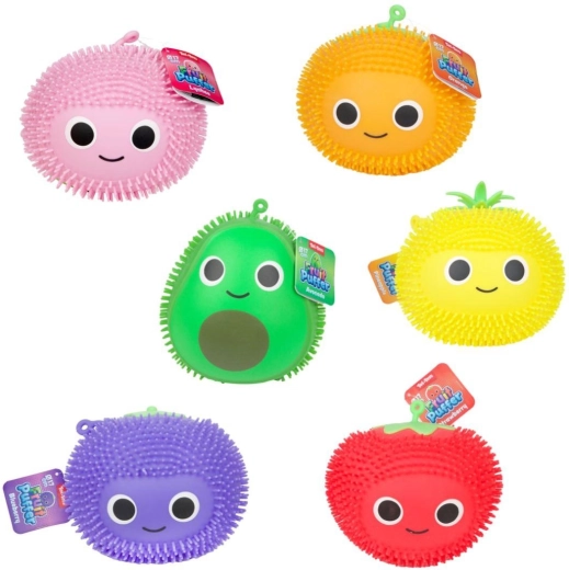 Squeeze Anti-Stress Silicone Fruit Ball 17 cm, 6 types