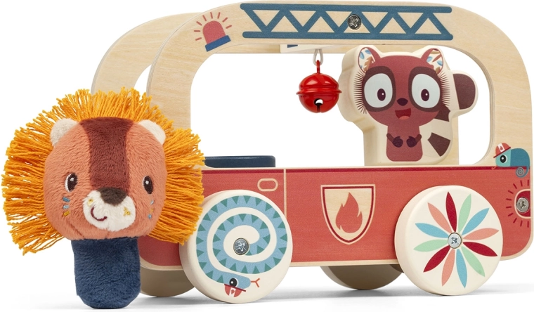 Lion en peluche pour les sensations tactiles