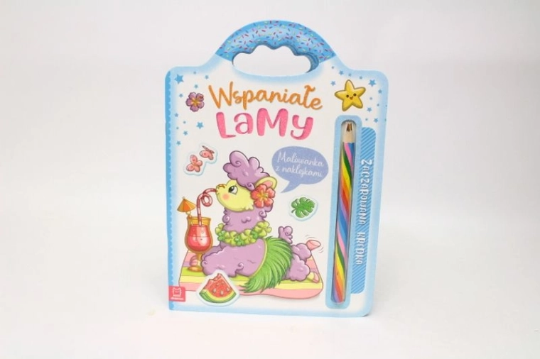Zauber-Malbuch mit Regenbogenstift – tolle Lamas