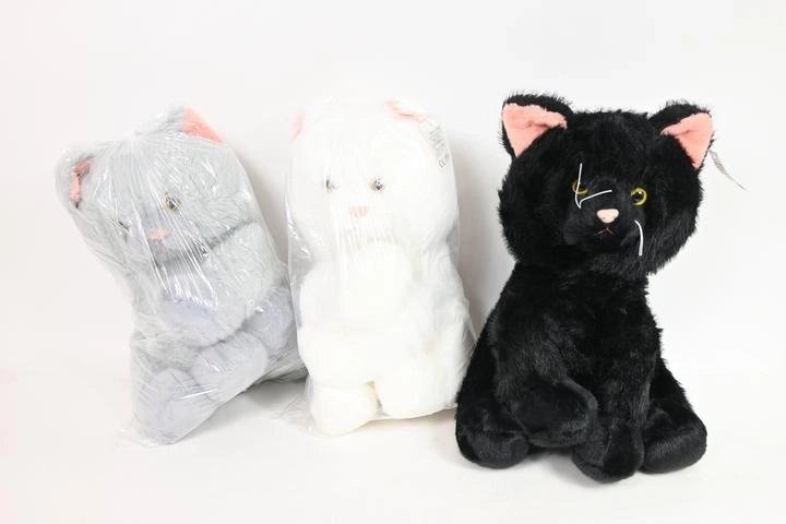 Chat en peluche 33 cm