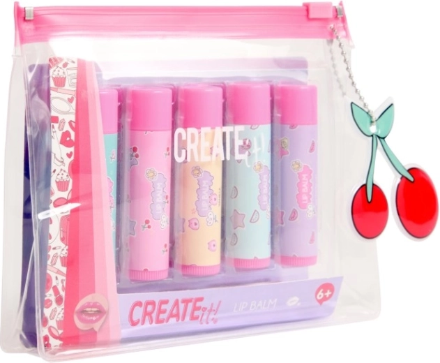 Praktisch transparant etui met rits