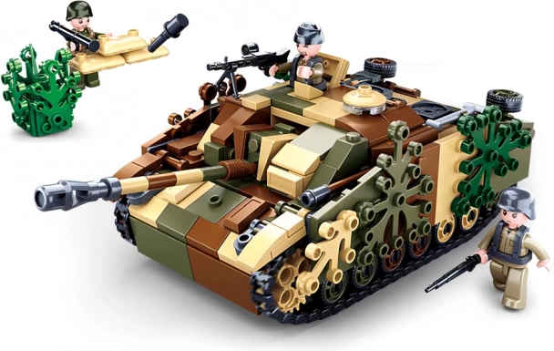 Sluban gecamoufleerde gepantserde tank – militaire bouwset