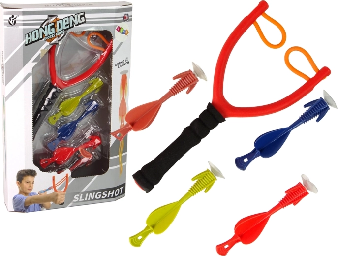 Children's Slingshot Toy with Rubber Ammunition
