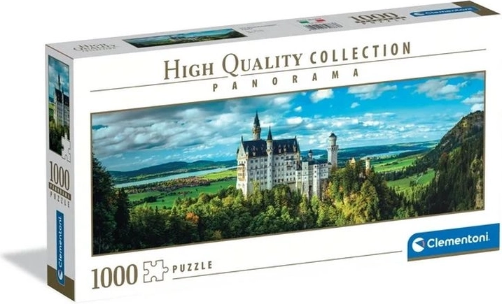 Clementoni panoramapuzzel 1000 stukjes Neuschwanstein