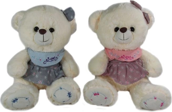 Plüschbär im Kleid 32 cm