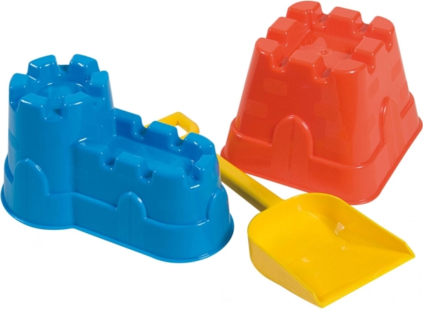 ANDRONI sand molds – castle walls with shovel (assorted colors)