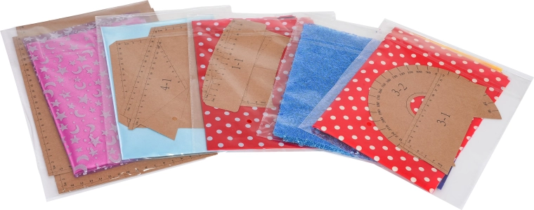 Voorgestanste stoffen en papieren patronen