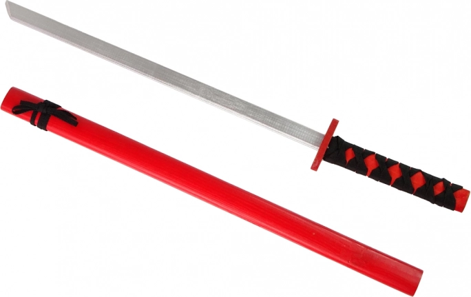 Wooden Red Sword for Cosplay 73 cm