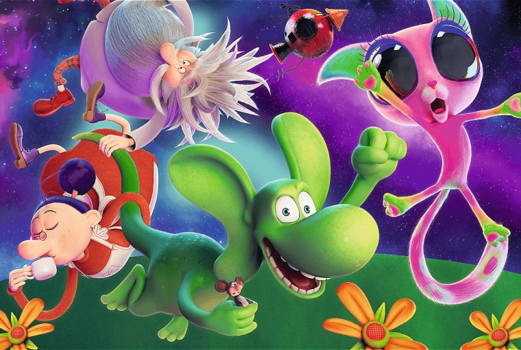 Puzzle 100 Teile - Drache Diplodok und Freunde