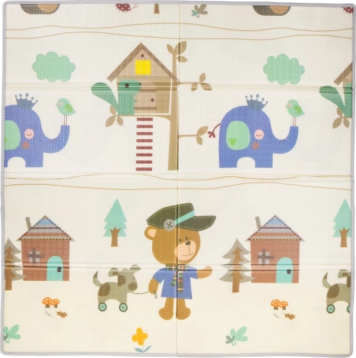 Kinder speelmat 142 × 142 cm beertje Chipolino