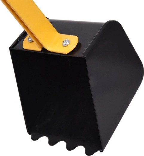 Metalen schep en stevige verbindingen