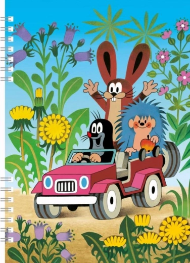 A5 Notebook with Spiral Binding - Mole