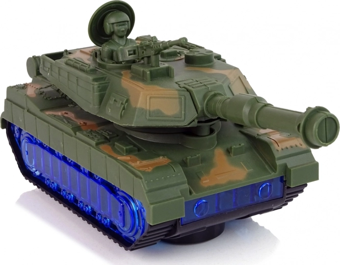 Rotating turret and action-packed play