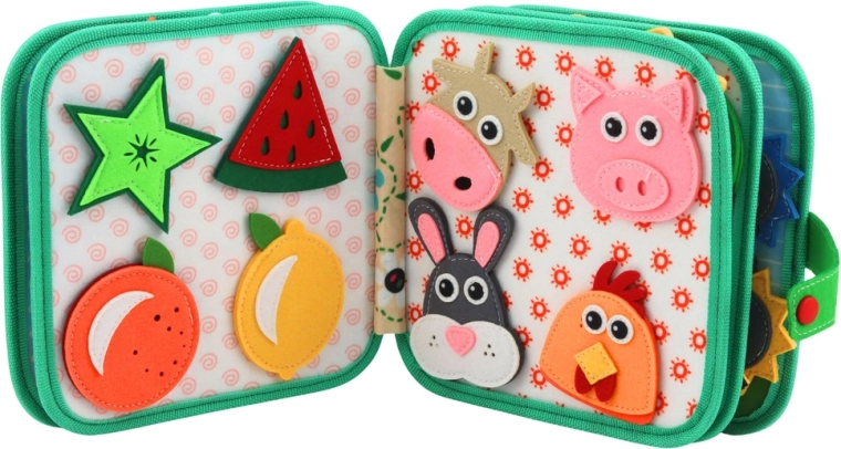 Learning colors, shapes, and animals through play