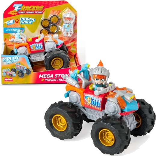 T-Racers Power Trucks Mega Striker set transformable 2-en-1
