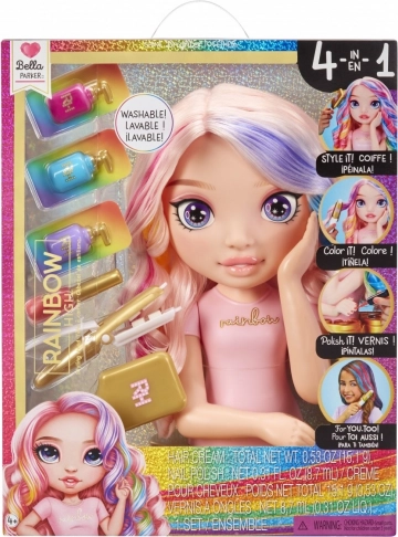 Tête à coiffer RAINBOW HIGH Bella 4 en 1