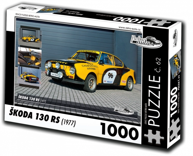 Puzzel RETRO-AUTA Škoda 130 RS (1977) – 1000 stukjes
