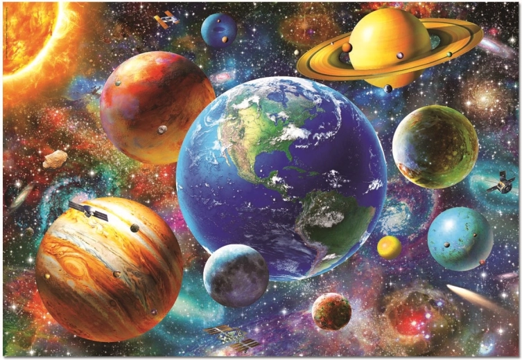 Puzzel Zonnestelsel 500 stukjes