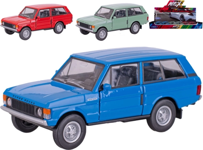 Metal model Land Rover Range Rover 1970 Welly 11.5 cm with pull-back action