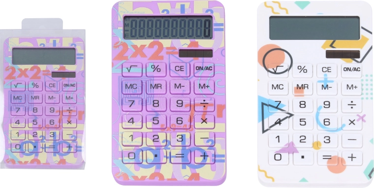 Calculatrice VECTOR à double alimentation (10 chiffres)