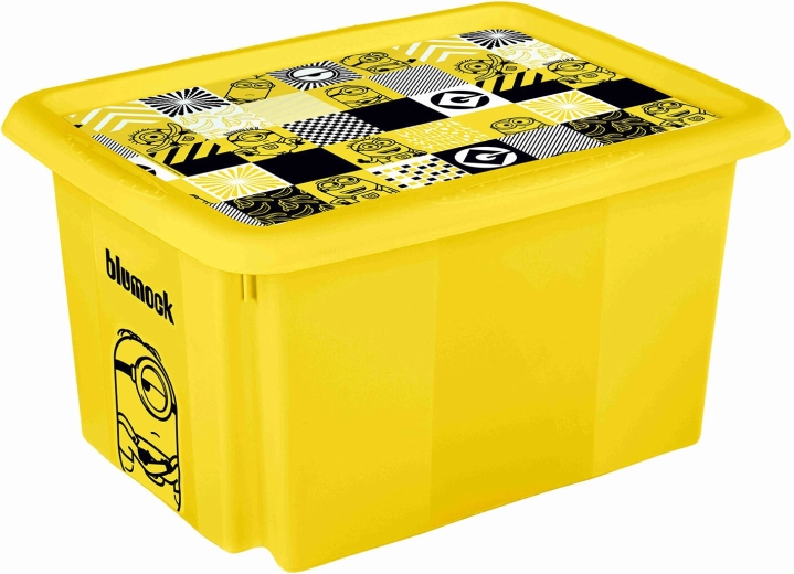 Minions storage box with lid 15 l