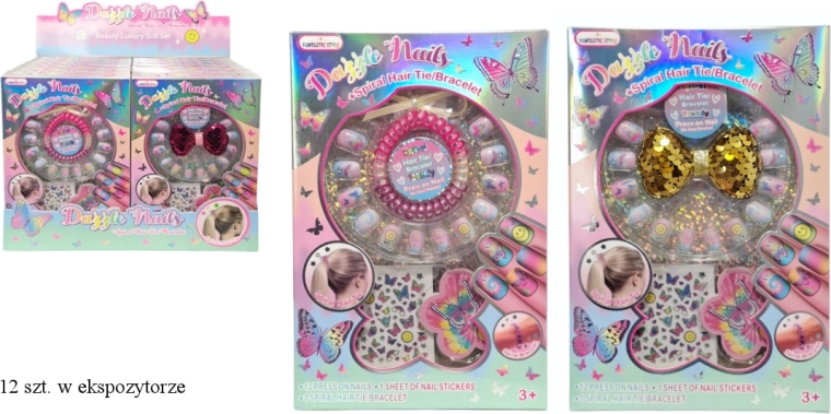 Colorful manicure and nail styling set for kids
