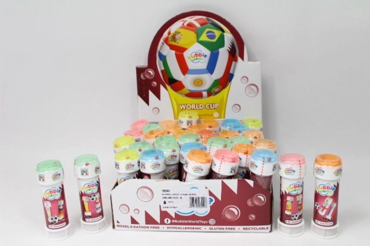 World Cup Bubble Solution 60 ml (sports motifs)