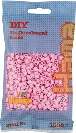 Hama MIDI fusible beads pastel pink 5 mm 1000 pcs