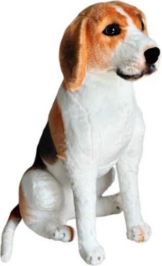 Chien en peluche Beagle assis 65 cm DUBI