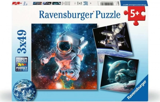 Ravensburger Space Exploration Puzzle 3x49 Pieces